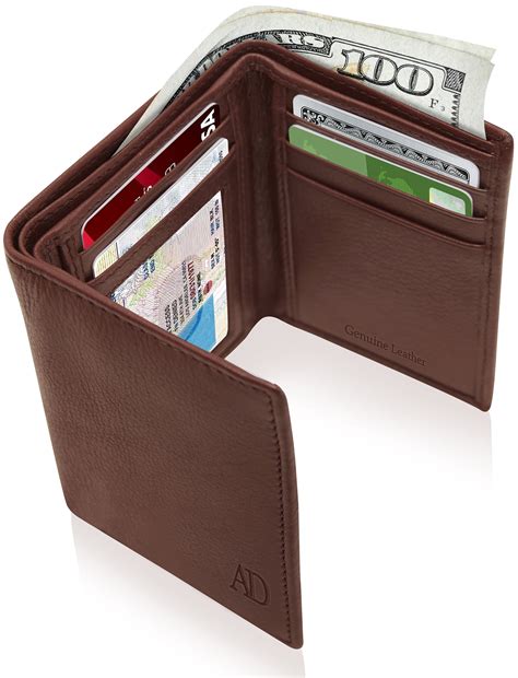 tri fold designer wallet|best trifold wallet for men.